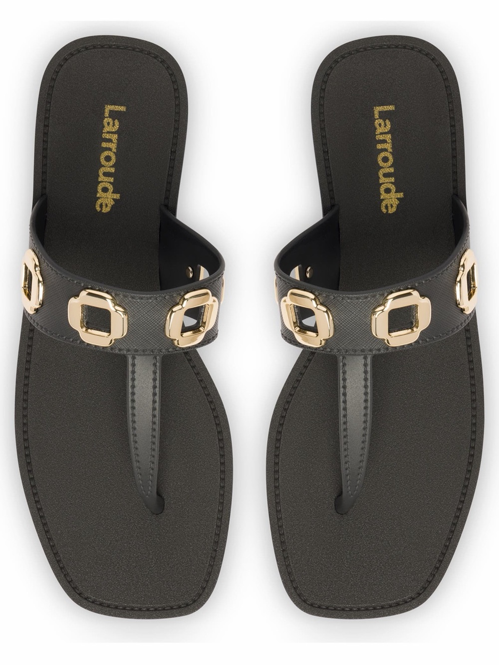 NWOT Larroude Milan Jelly Flats - Picture 3 of 3